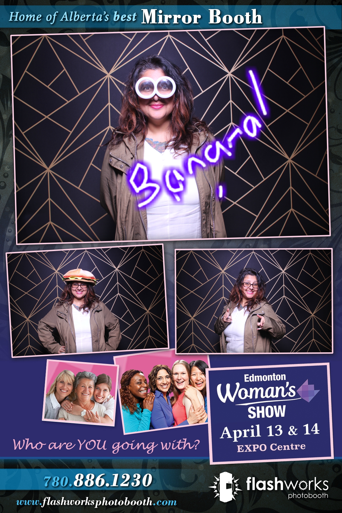 Spring Edmonton Woman's Show 2019 | View more photos from the event at gallery.flashworksphotobooth.com/u/FlashworksPhotoboothInc/Spring-Edmonton-Womans-Show-2019